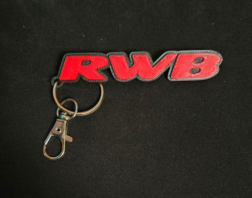 RWB Red keychain