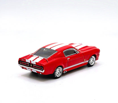 POPRACE 1/64 SHELBY MUSTANG GT500 RED PR640182