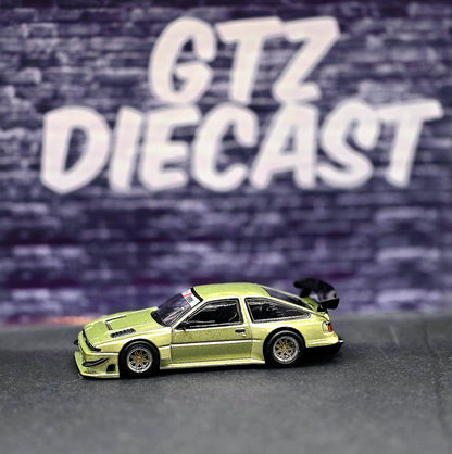 Tarmac Works 1:64 Toyota Sprinter Trueno AE86 Widebody Green JONSIBAL Designworks