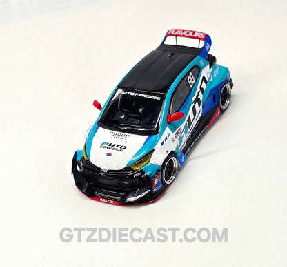 Pop Race Pandem Toyota GR Yaris Auto Finesse Blue White 012 Enigma Exclusive