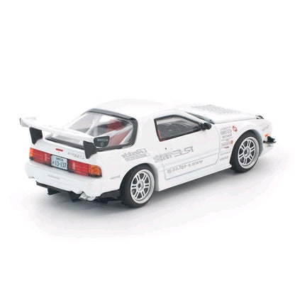 POPRACE PR64-260 MAZDA RX7 FC3S RE-AMEMIYA WHITE 1/64 POP RACE RX-7