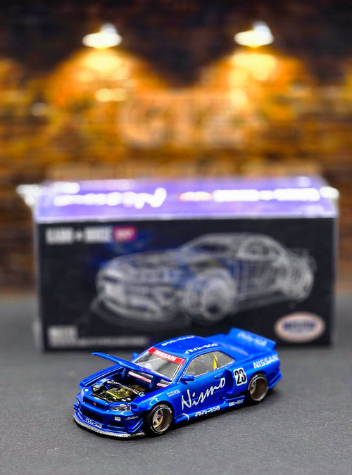 Kaido House //055 Nissan Skyline GT-R R34 V3 Blue