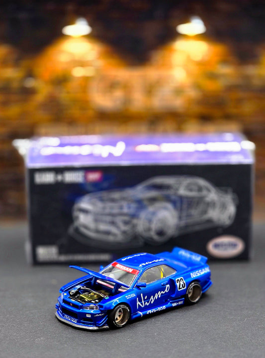 Kaido House //055 Nissan Skyline GT-R R34 V3 Blue