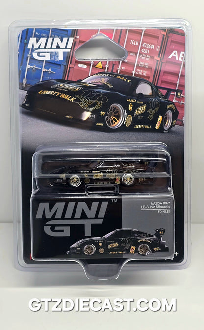 Mini GT #1101 1:64 MAZDA RX-7 LB-Super Silhouette FD-NILES – Black