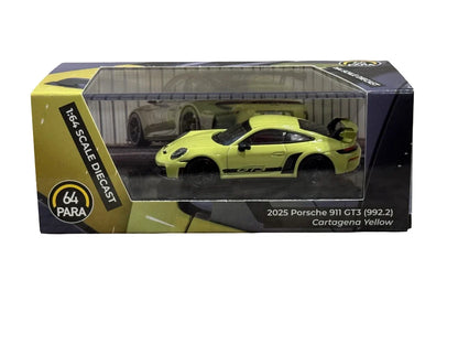 PARA64 1/64 2025 Porsche 911 GT3 (992.2) Cartagena Yellow LHD PA-55877