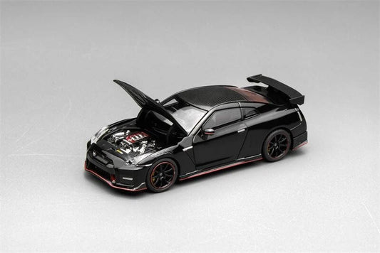 Nissan GT-R NISMO (R35) Special Edition 2022 NISMO Meteor Black Flake Pearl M63524 Motorhelix 1:64 SCALE DIECAST