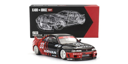 Nissan Skyline GT-R (R33) ADVAN #191 - Kaido House x Mini GT 1:64