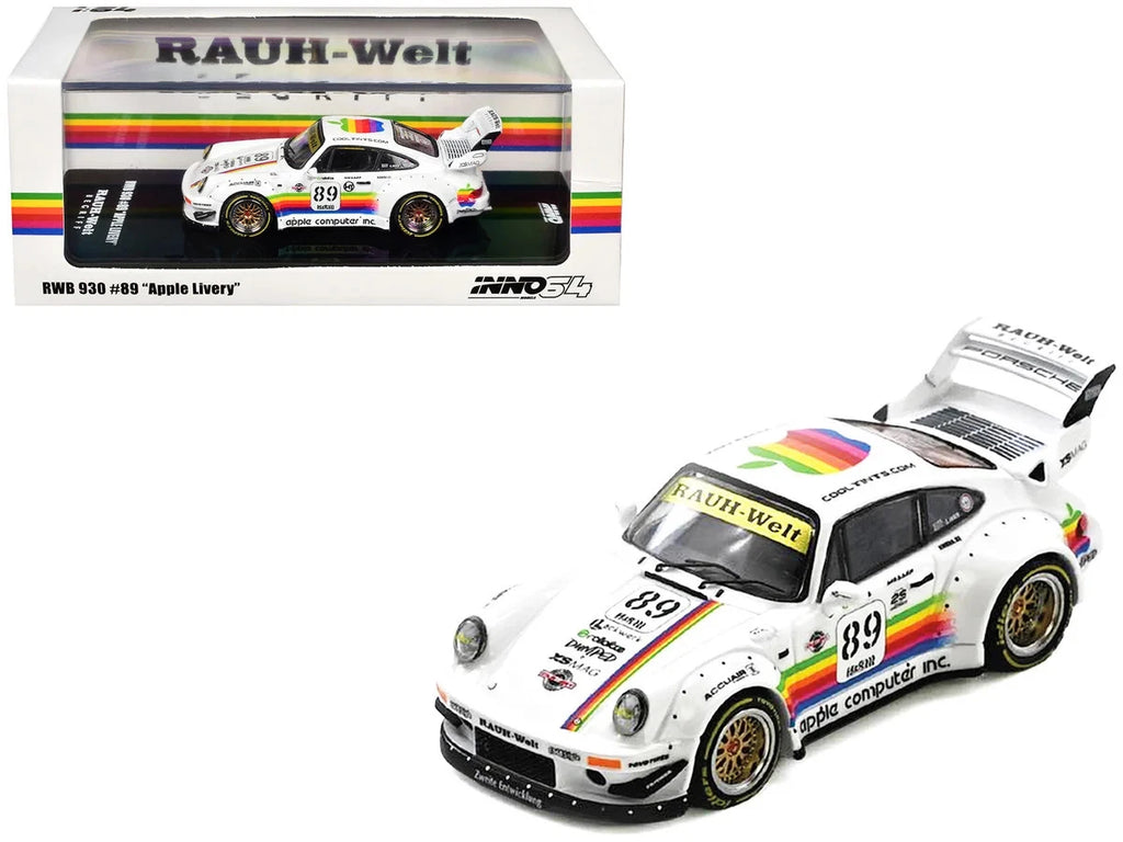 (COMING SOON)  INNO64 164 RWB 930 #89 Apple Livery IN64-RWB930-APPLE