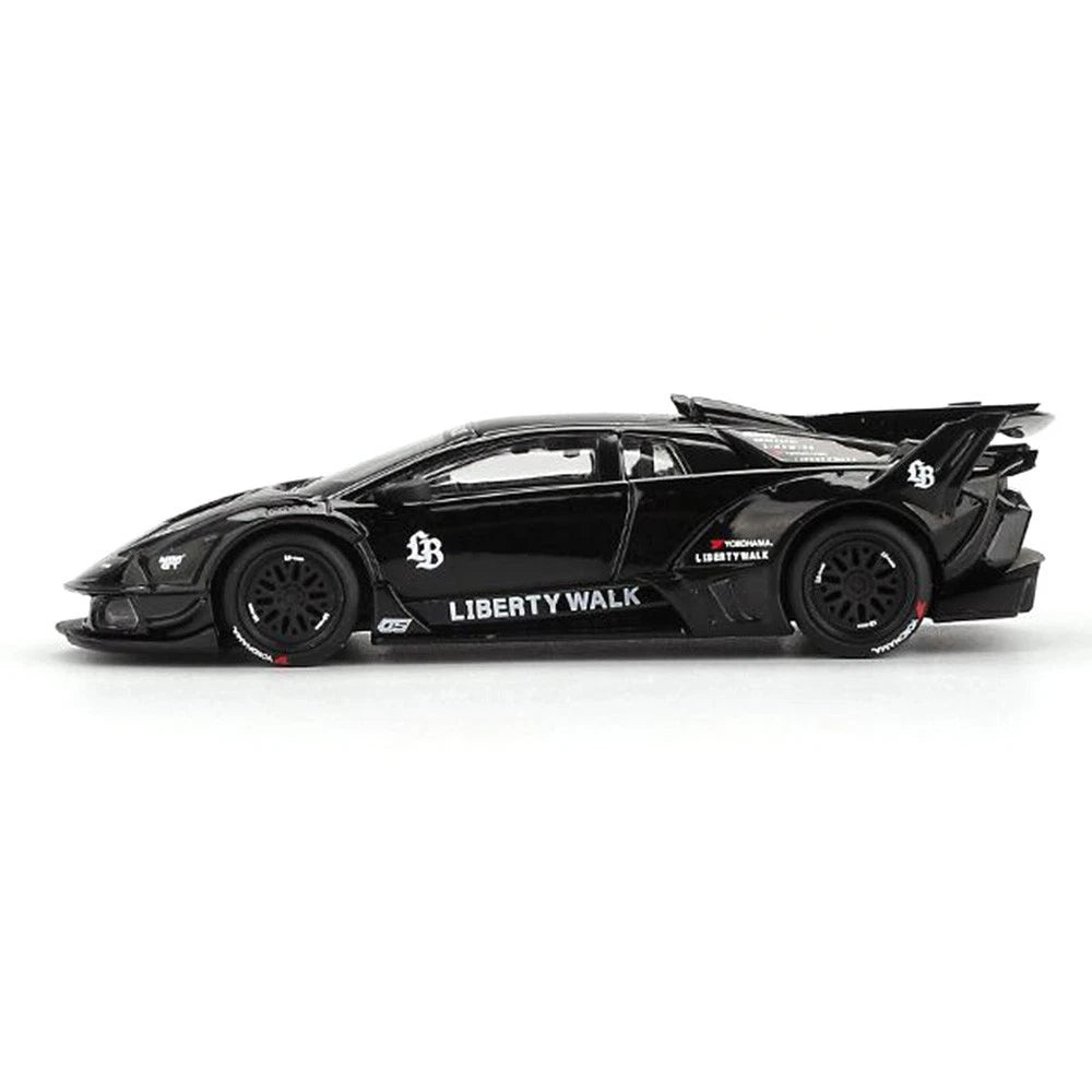 Mini GT 1:64 Lamborghini LB-Silhouette WORKS MURCIELAGO GT- Evo Black- Mijo Exclusives