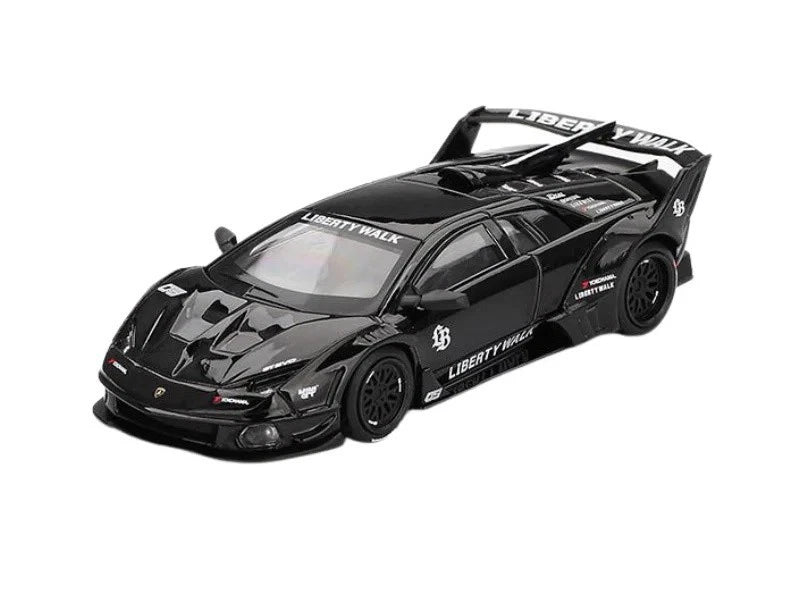 Mini GT 1:64 Lamborghini LB-Silhouette WORKS MURCIELAGO GT- Evo Black- Mijo Exclusives
