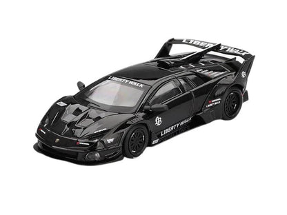 Mini GT 1:64 Lamborghini LB-Silhouette WORKS MURCIELAGO GT- Evo Black- Mijo Exclusives
