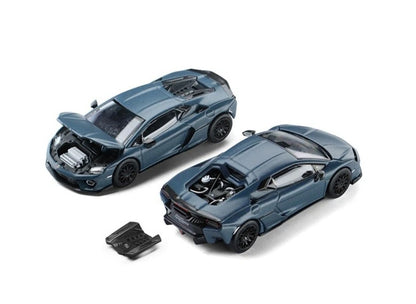 (COMING SOON) Trends Hobby 164 Lamborghini Temerario - Matte Blue 241082 1:64 SCALE