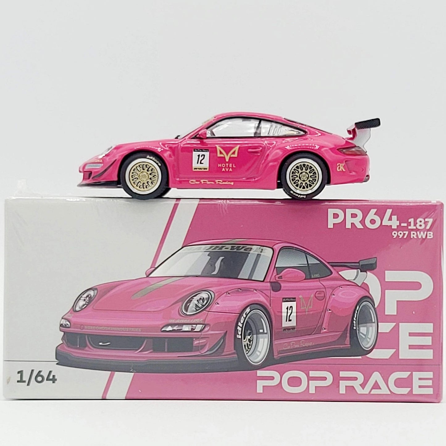 Pop Race - Porsche RWB 997 - AVA - 1/64 Scale PR64-187