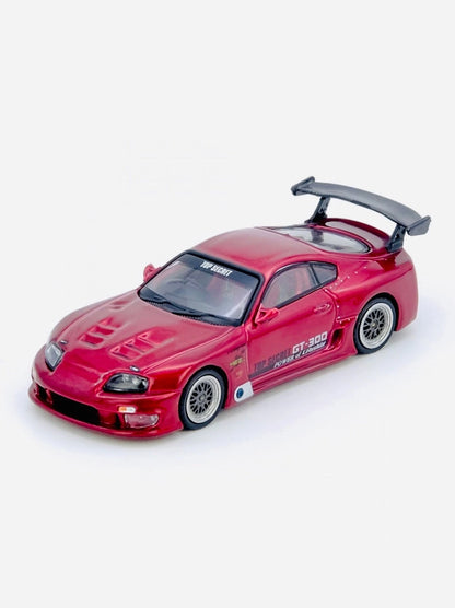 INNO64 1/64 TOYOTA SUPRA (A80) "TOP SECRET" Red IN64-A80TS-RED