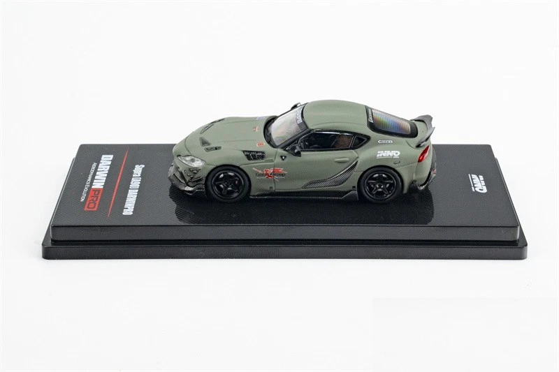 SUPRA A90 DARWIN PRO Matt Green Diecast Model Car INNO64 1:64 SCALE