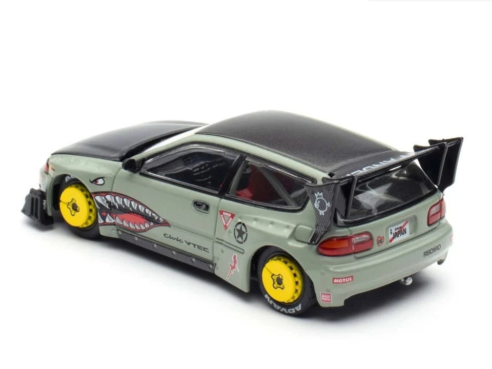 POP RACE PANDEM CIVIC EG6 “SHARKMOUTH” (PR64-383)  2025 Indonesia Diecast Expo