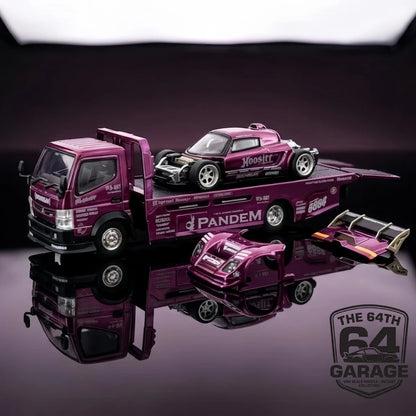POPRACE 1/64 PANDEM Elise and FUSO Truck Set HEC 2026