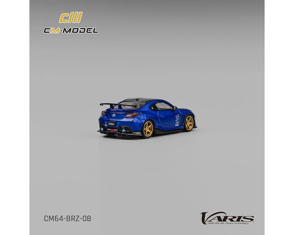 (COMING SOON) CM MODEL 164 Subaru BRZ Varis Widebody Blue CM64-BRZ-08