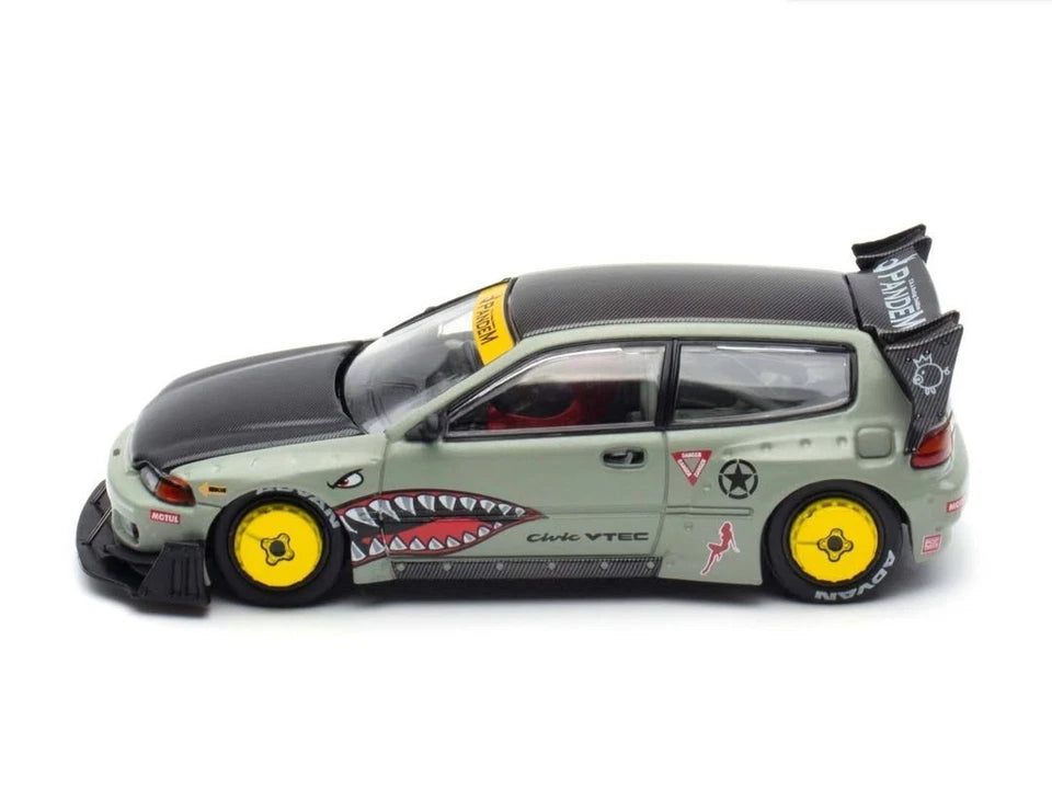 POP RACE PANDEM CIVIC EG6 “SHARKMOUTH” (PR64-383)  2025 Indonesia Diecast Expo