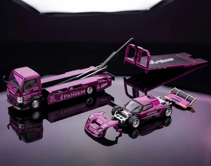 POPRACE 1/64 PANDEM Elise and FUSO Truck Set HEC 2026