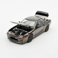 Nissan Sykline R32 GT-R DARK CHROME PRDC002 POP RACE 1:64 DIECAST MODEL