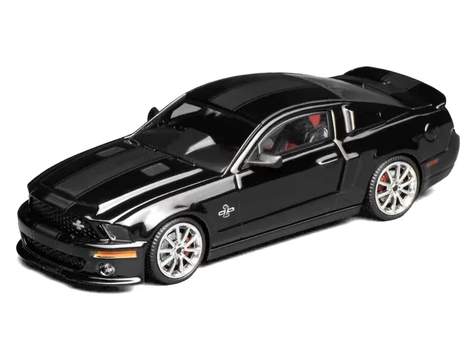 Motorhelix x Greenlight 164 Ford Mustang Shelby GT500 Super Snake 2007 BLACK GL-1251006C