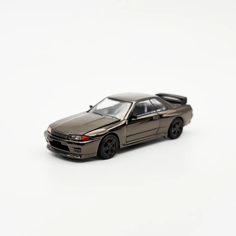 Nissan Sykline R32 GT-R DARK CHROME PRDC002 POP RACE 1:64 DIECAST MODEL