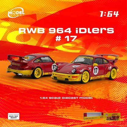 MODELMODEL 1/64 RWB 964 idlers #17 MM64-RWB964-003