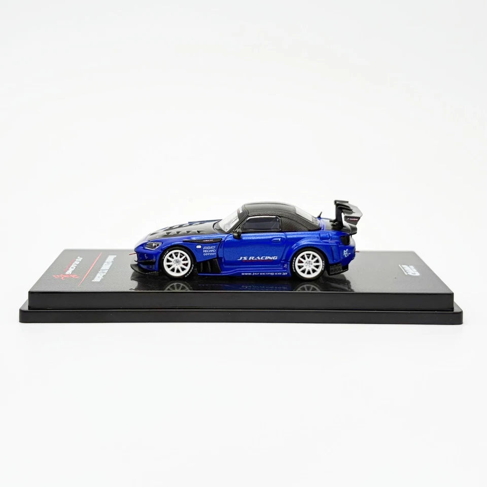 HONDA S2000 J'S RACING Blue IN64-S2000JS-BLUE INNO64 1:64 SCALE DIECAST