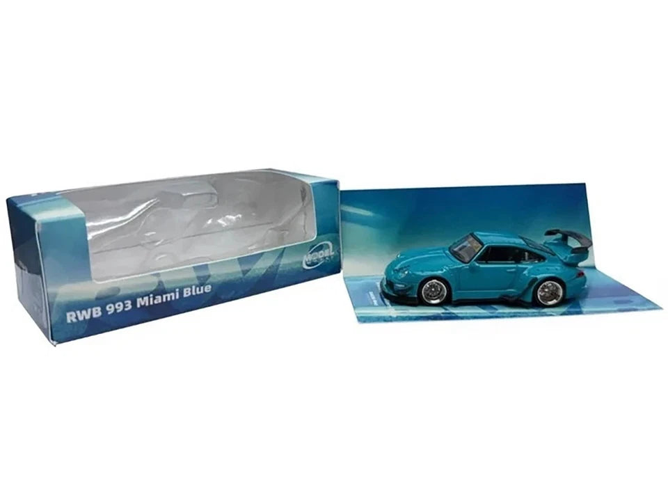 MODELMODEL 164 RWB 993 Miami Blue (Paper Box) MM64-RWB993-005