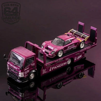 POPRACE 1/64 PANDEM Elise and FUSO Truck Set HEC 2026