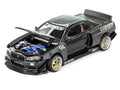 Nissan Skyline GT-R (R34) Kaido Works GReddy V2 – Black w Carbon Kaido House #222 x Mini GT 1:64