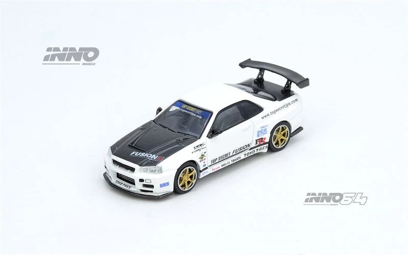 INNO64 GT-R (R-34)  TOP SECRET R34 White
